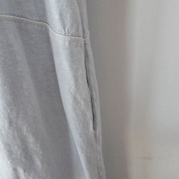 poetry short sleeve with pockets Hemp Cotton Lagenlook Flowy dress size 2 - Picture 4 of 7